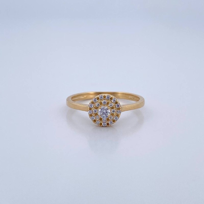 Anillo Circulo 2.05gr / T6 1/4 / Oro 18K &