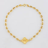Pulso GC Trebol 2.5g / 7 1/4 in / 3.2mm Oro Amarillo 18K