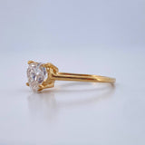 Anillo Corazon 1.45gr / T5 / Oro Amarillo 18K %