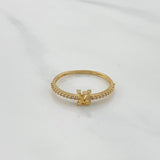 Ring Lv 1.25 g / T7 1/2 Yellow Gold 18K