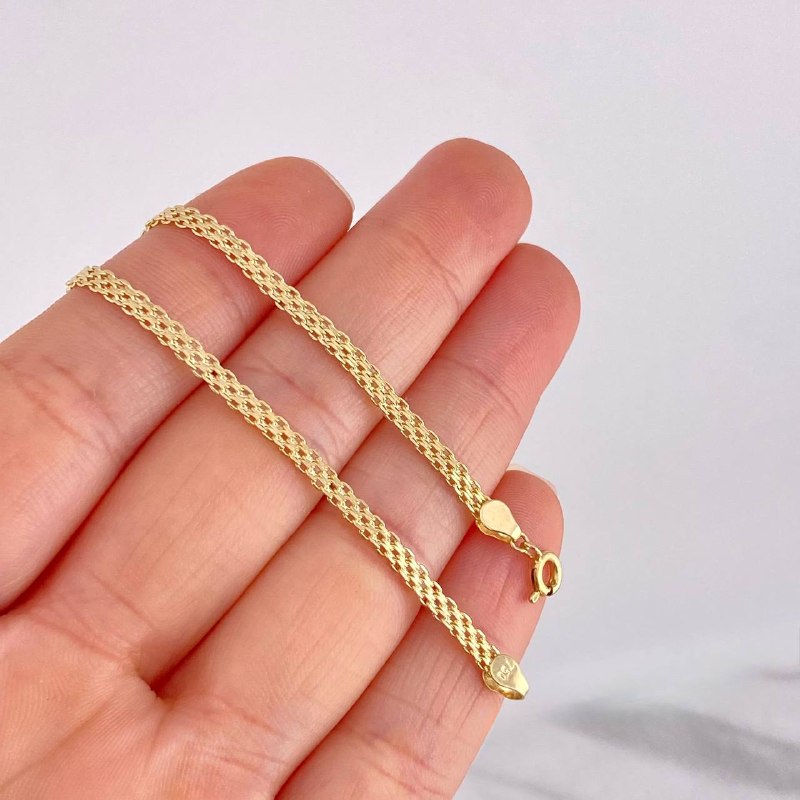 Pulso Chino 1.55g / 8 1/4 in / 2.75mm Oro Amarillo 18K