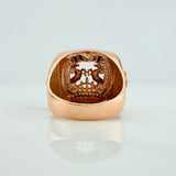 Horseshoe Ring Horses 9.05 g / T11 18K Rose Gold