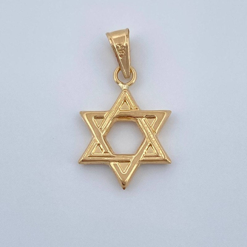David Star Pendant 0.55gr / 0.8in / 18K Gold +0$