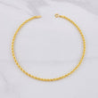 Tobillera Lazo 2.45g / 10 in / 2.7mm Oro Amarillo 18K
