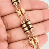 Rustic Bracelet X 5.5 g / 7 3/4 in / 4.8 mm 18K Rose Gold