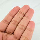 Half Hoop Piercing 0.35 g / 1/2 in 18K Yellow Gold