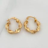 Candongas Valen 2gr / 3/4 in / Oro Amarillo 18K &