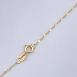 Flower Mirror Chain 0.3gr / 17.5in / 18K Gold +3 $