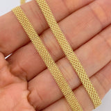 Cadena China 8.2gr / 24 1/4 in / 4.4mm Oro Amarillo +1 14K Italy %