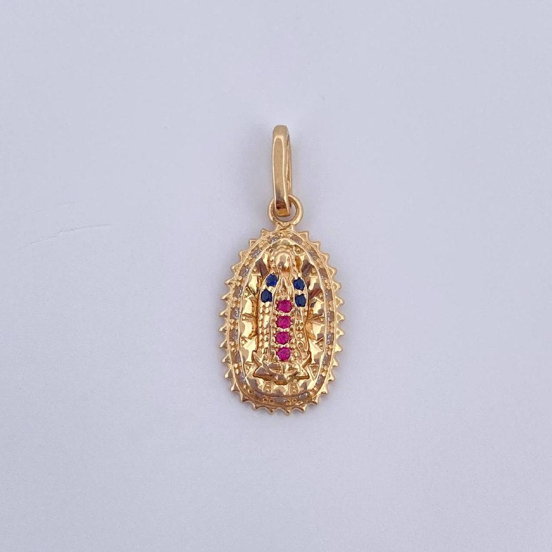 Pendant Virgin Guadalupe 1.5gr / 2.2cm / 18K Gold &