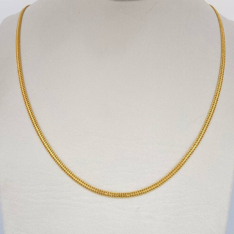 Sedusa Chain 5.3gr / 23.8in / 18K Gold +3$