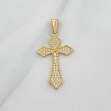 Dije Cruz Gotica 2.05gr / 1 1/2 in / Oro Amarillo 18K &