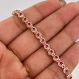 Tennis Bracelet 8.9 g / 7 1/4 in / 4.7 mm 18K Rose Gold