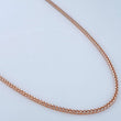 Cadena Franco 5.4gr / 23 1/2 in / Dos Oros Blanco Rosa +3 18K %