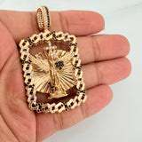 Dije Virgen Guadalupe Doble Faz 38.7 g / 2 1/4 in Oro Amarillo 18K