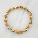 Tennis Bracelet 17.05 g / 7 in / 7.6 mm Yellow Gold 18K
