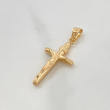 Dije Cruz Cristo 0.75gr / 1 in / Oro Amarillo 18K &