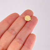 Herraje Circulo Letra A 0.4g / 1/2 in Oro Amarillo 18K
