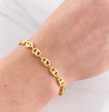 Pulso GC Diamantado 6.85g / 8 in / 7mm Oro Amarillo 18K