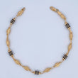 Rustic Barrel Anklet 5.85gr / 24.5cm / 18K Gold &