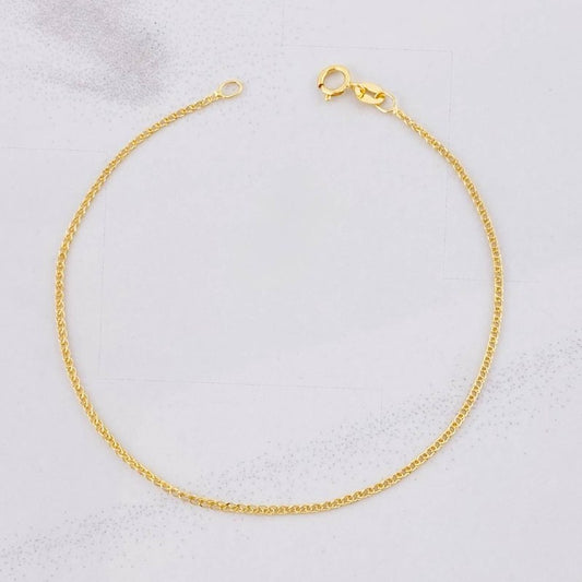 Pulso Franco 0.7g / 7 1/4 in / 1.1mm Oro Amarillo 18K