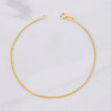 Pulso Franco 0.7g / 7 1/4 in / 1.1mm Oro Amarillo 18K