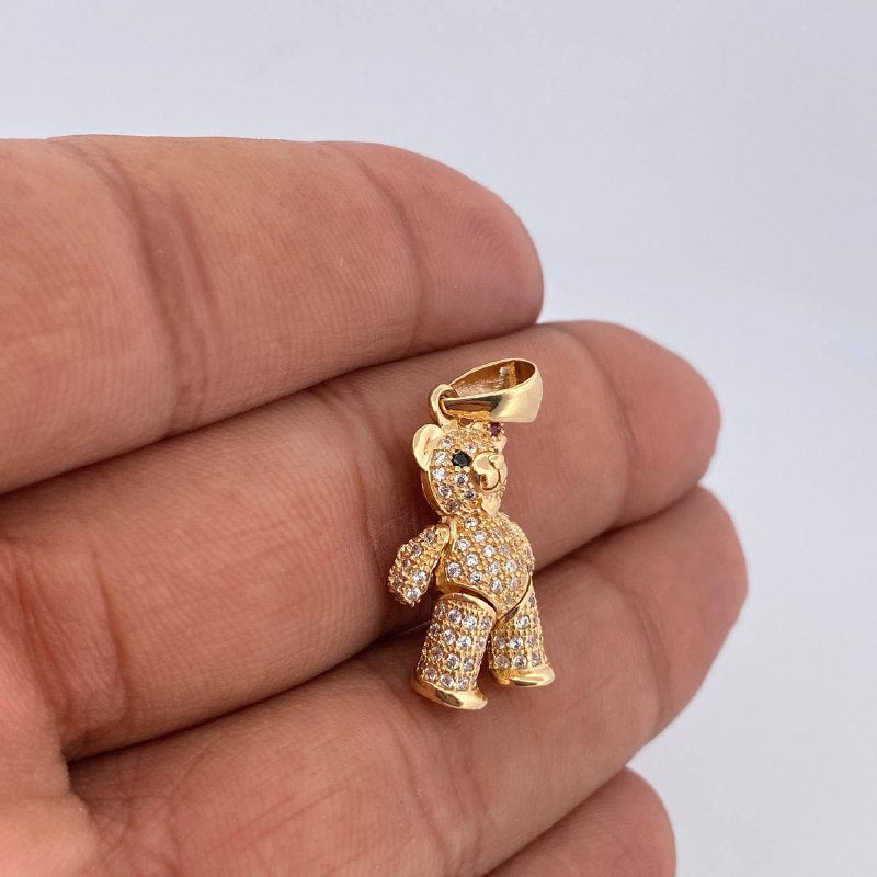 Articulated Bear Pendant 4.5gr / 3cm / 18K Gold &