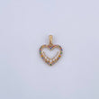 Pendant Heart Silhouette 1.45gr / 2.1cm / 18K Gold &