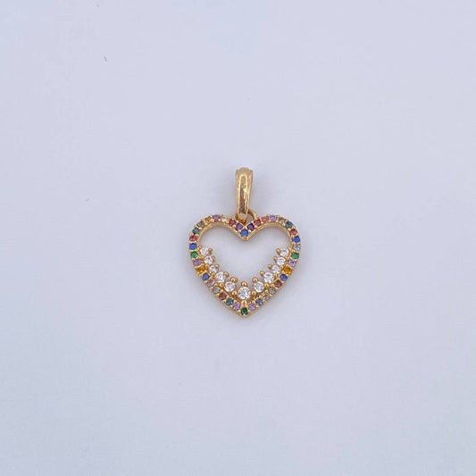 Pendant Heart Silhouette 1.45gr / 2.1cm / 18K Gold &