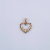 Pendant Heart Silhouette 1.45gr / 2.1cm / 18K Gold &