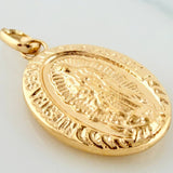 Pendant Virgin of Guadalupe 1 g / 1 in Yellow Gold 18K