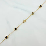 Clover Bracelet Classic Link 3.2 g / 8 1/2 in / 4 mm Yellow Gold 18K