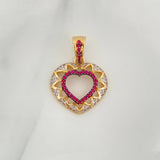 Dije Corazon 3.7 g / 1 in Tres Oros 18K
