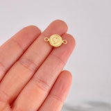 Charm Circle Letter O 0.6g / 3/4 in Yellow Gold 18K