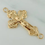 Herraje Cruz Cristo 1gr / 1 in / Oro Amarillo 18K %