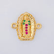 Herraje Virgen de Guadalupe 1.1g / 1/2 in Oro Amarillo 18K