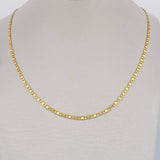 Flat Mariner Chain 4.55gr / 60cm / 18K Yellow Gold +3 $