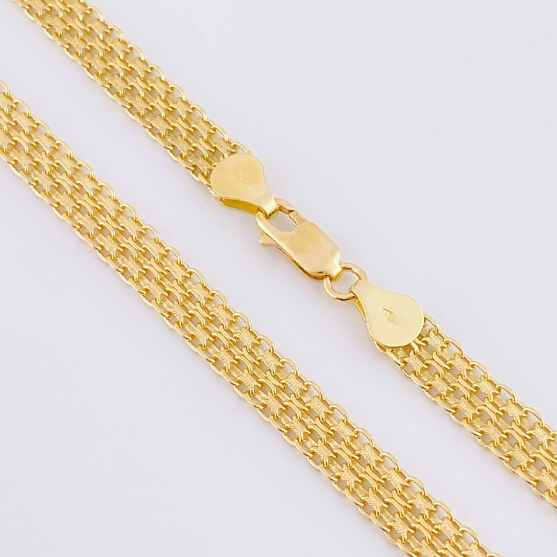 Cadena China 5.55g / 18 in / 4.3mm Oro Amarillo 18K