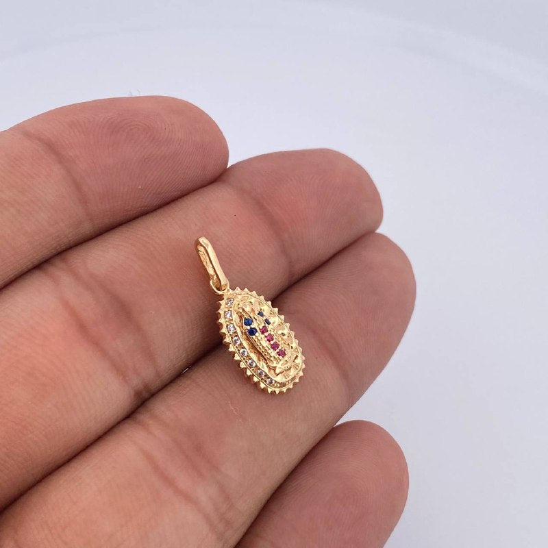 Pendant Virgin Guadalupe 1.5gr / 2.2cm / 18K Gold &