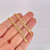 Pulso Cubano 2.65g / 7 3/4 in / 4.2mm Oro Amarillo 18K
