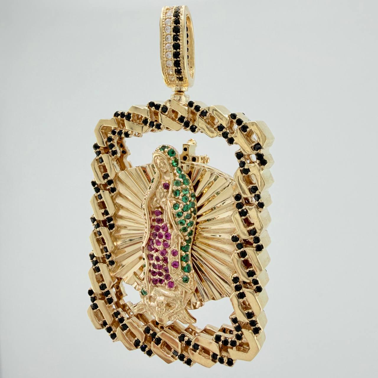 Dije Virgen Guadalupe Doble Faz 38.7 g / 2 1/4 in Oro Amarillo 18K