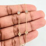 Clover Bracelet Classic Link 2.6 g / 8 1/4 in / 4.8 mm Yellow Gold 18K
