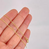 Mini Cabana Chain 1.75g / 18 in / 0.94mm Yellow Gold 18K