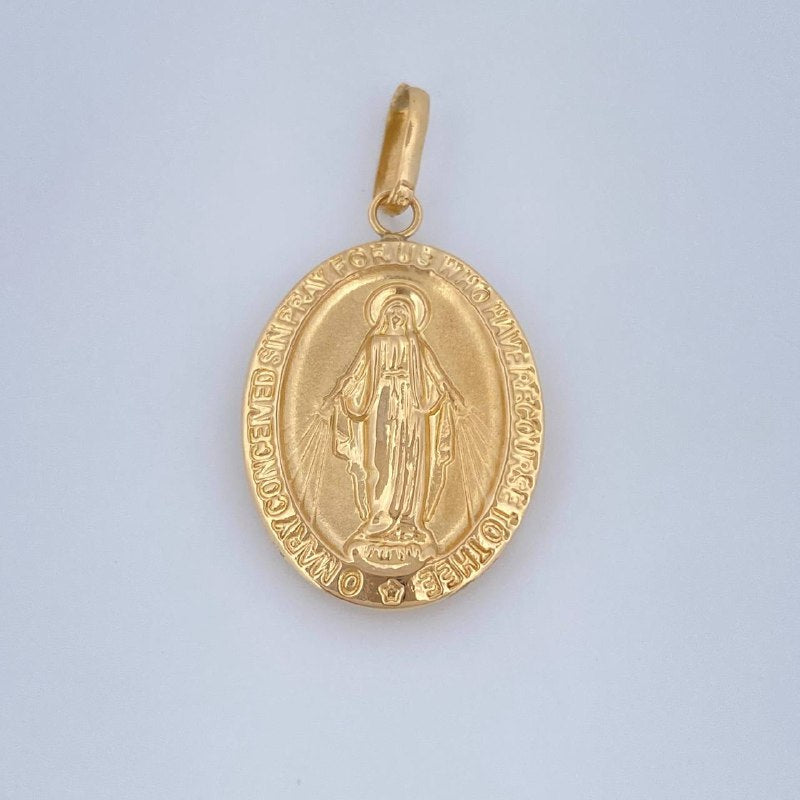 Dije Virgen Milagrosa 1.55gr / 3.2cm / Oro Amarillo 18K &