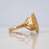 Anillo Mandala 4.35 g / T7 1/2 Oro Amarillo 18K