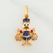 Pendant Duck Money Bag 1.55 g / 3/4 in Three Golds 18K