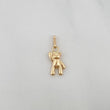 Dije Oso Manito Arriba 0.4gr / 3/4 in / Oro Amarillo 18K &