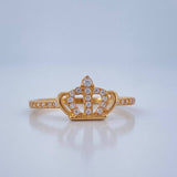 Tiara Ring 1.55gr / Size 6 1/4 / 18K Gold $