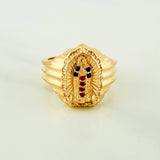 Anillo Virgen Guadalupe 4.35 g / T6 3/4 Oro Amarillo 18K