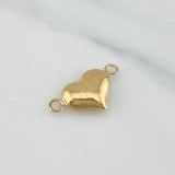 Charm Heart 0.6 g / 3/4 in Yellow Gold 18K